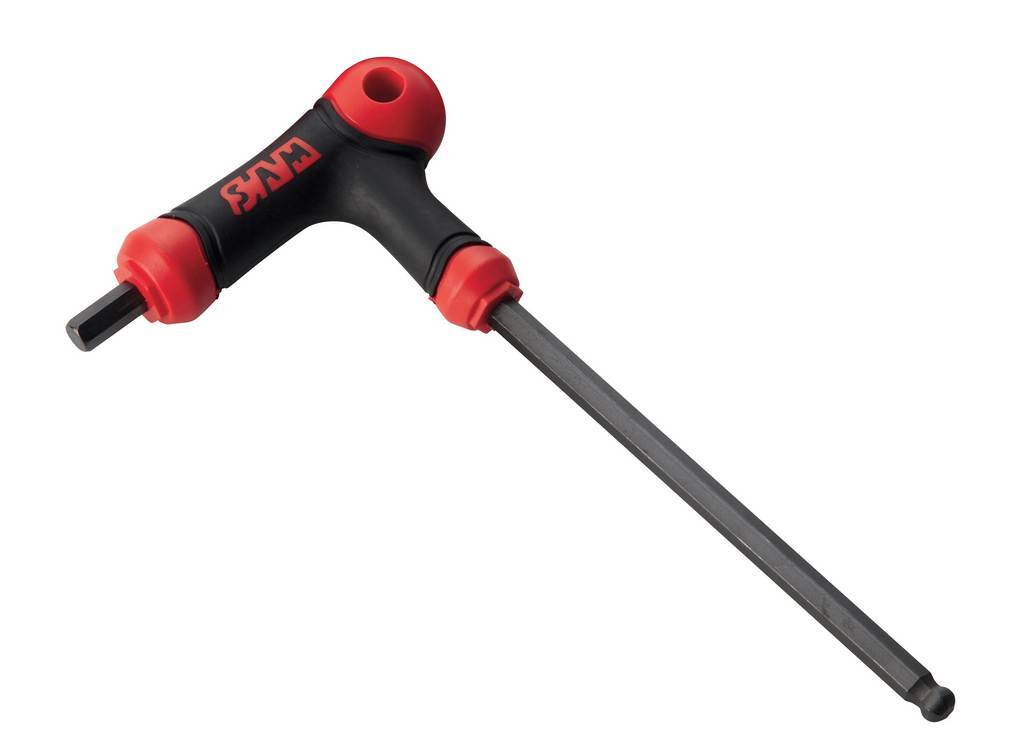 CLE MALE 6 PANS A TETE SPHERIQUE POIGNEE EN L 5 MM SAM OUTILLAGE - 67PT5