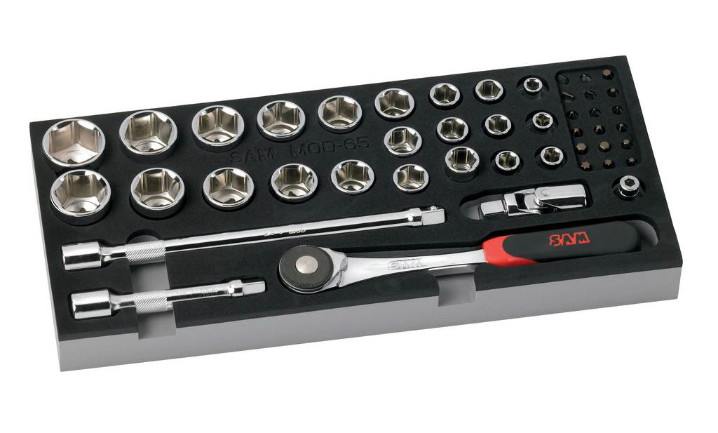 MODULE 45 OUTILS 1/2' 12 PANS SAM OUTILLAGE - 75SH45M