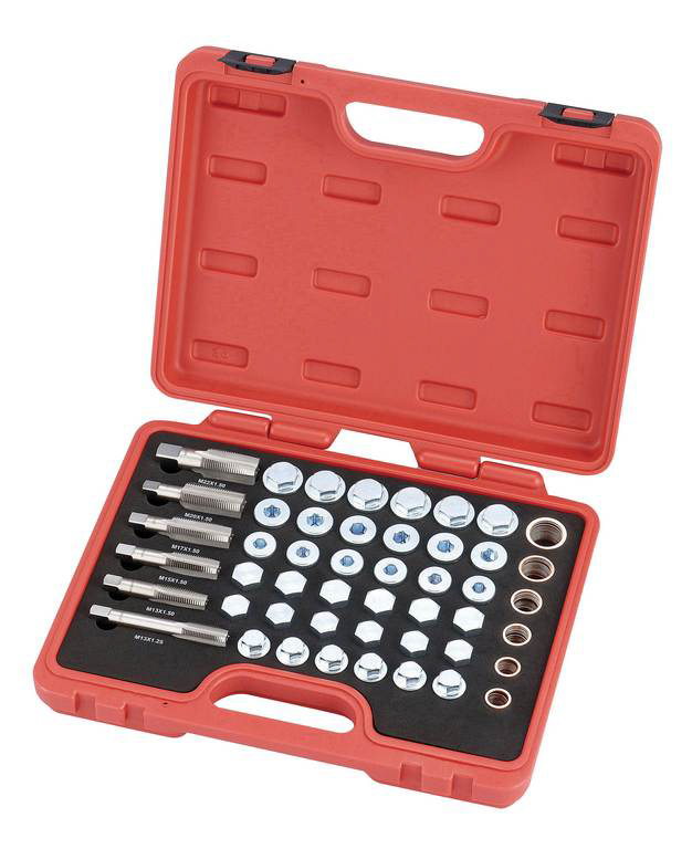 TARAUDS ET BOUCHONS POUR REFECTION DES CARTERS D'HUILE SAM OUTILLAGE - 870SET