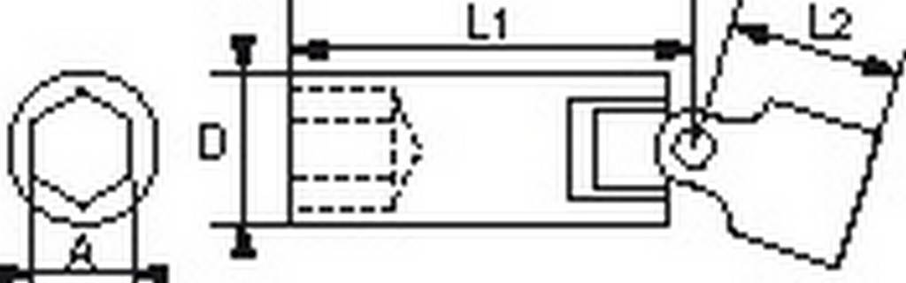 DOUILLE 3/8 POUR BOUGIE DE 14 MM A CARDAN SAM OUTILLAGE - BDC14JC