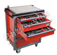 COMPOSITION SAM OUTILLAGE 135 OUTILS EN MODULES AVEC SERVANTE 5 TIROIRS-CPP-135SV