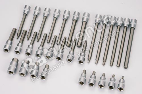 DOUILLES SAM OUTILLAGE TOURNEVIS 1/2 - 6 PANS COFFRET -CP-SCJ