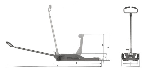 CRIC ROULEUR SAM OUTILLAGE 3T - CR-30-B