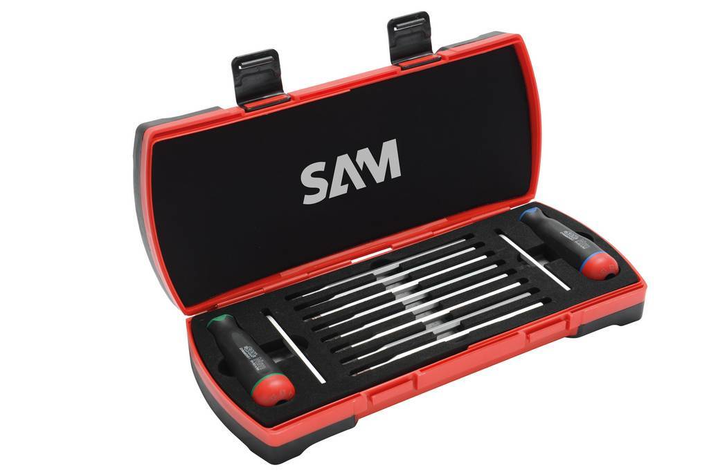 COFFRET TOURNEVIS DYNAMOMETRIQUES 0,6 - 3,0 NM AVEC EMBOUTS SAM OUTILLAGE - DYVISJ1
