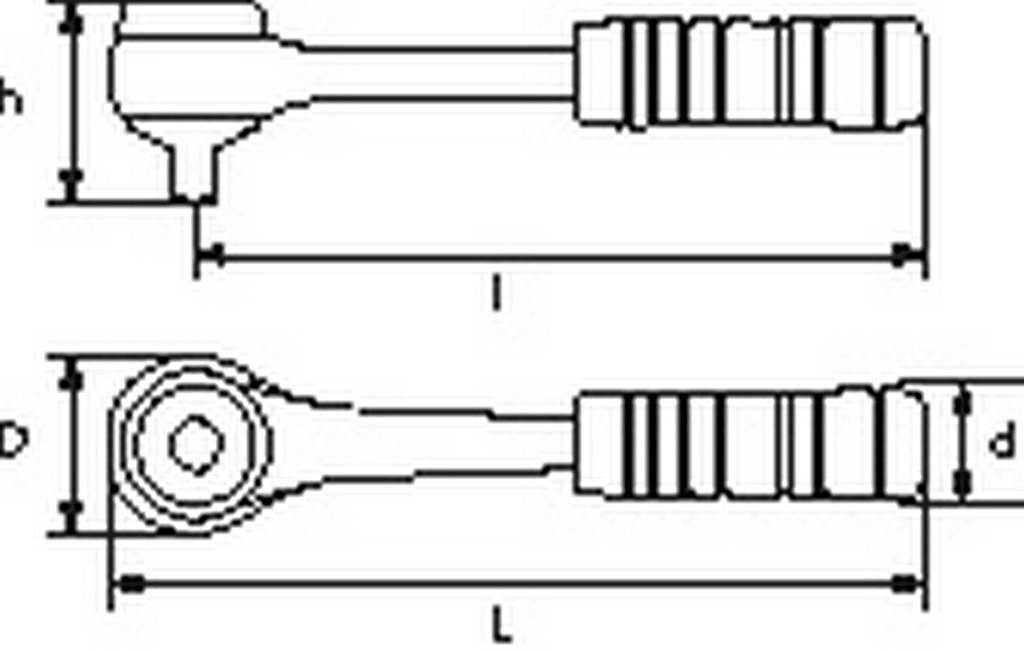 CLIQUET 1/4' CHANTIER SAM OUTILLAGE - R157BFME