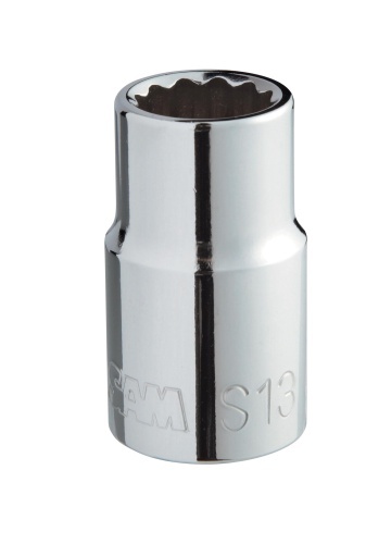 DOUILLE SAM OUTILLAGE COURTE 1/2' 12 PANS EN POUCES - S-7/8