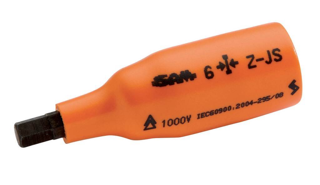 DOUILLE TOURNEVIS ISOLEE 3/8 6 PANS CREUX 7 MM SAM OUTILLAGE - ZJS7