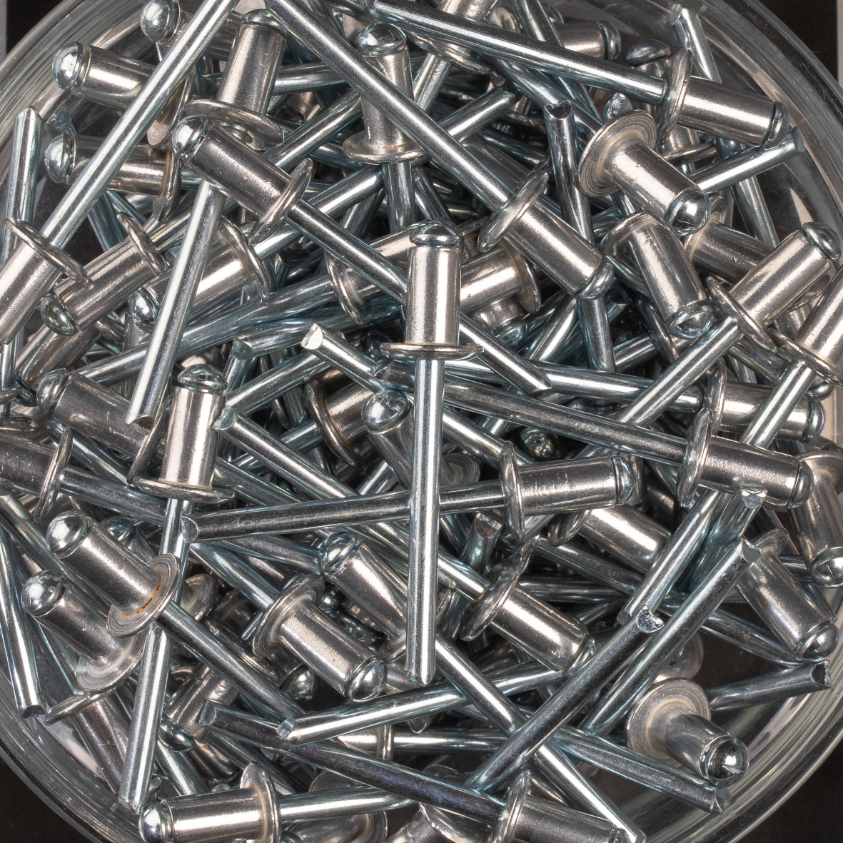 250 rivets standards à aluminium/acier à tête plate à Ø6x10mm - SCELL-IT - ASD6010