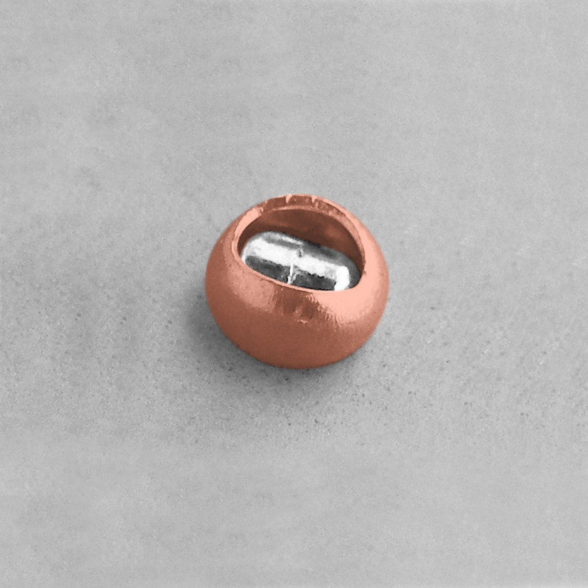 500 rivets standards à cuivre/acier à tête plate à Ø3,2x10mm - SCELL-IT - CCD3210
