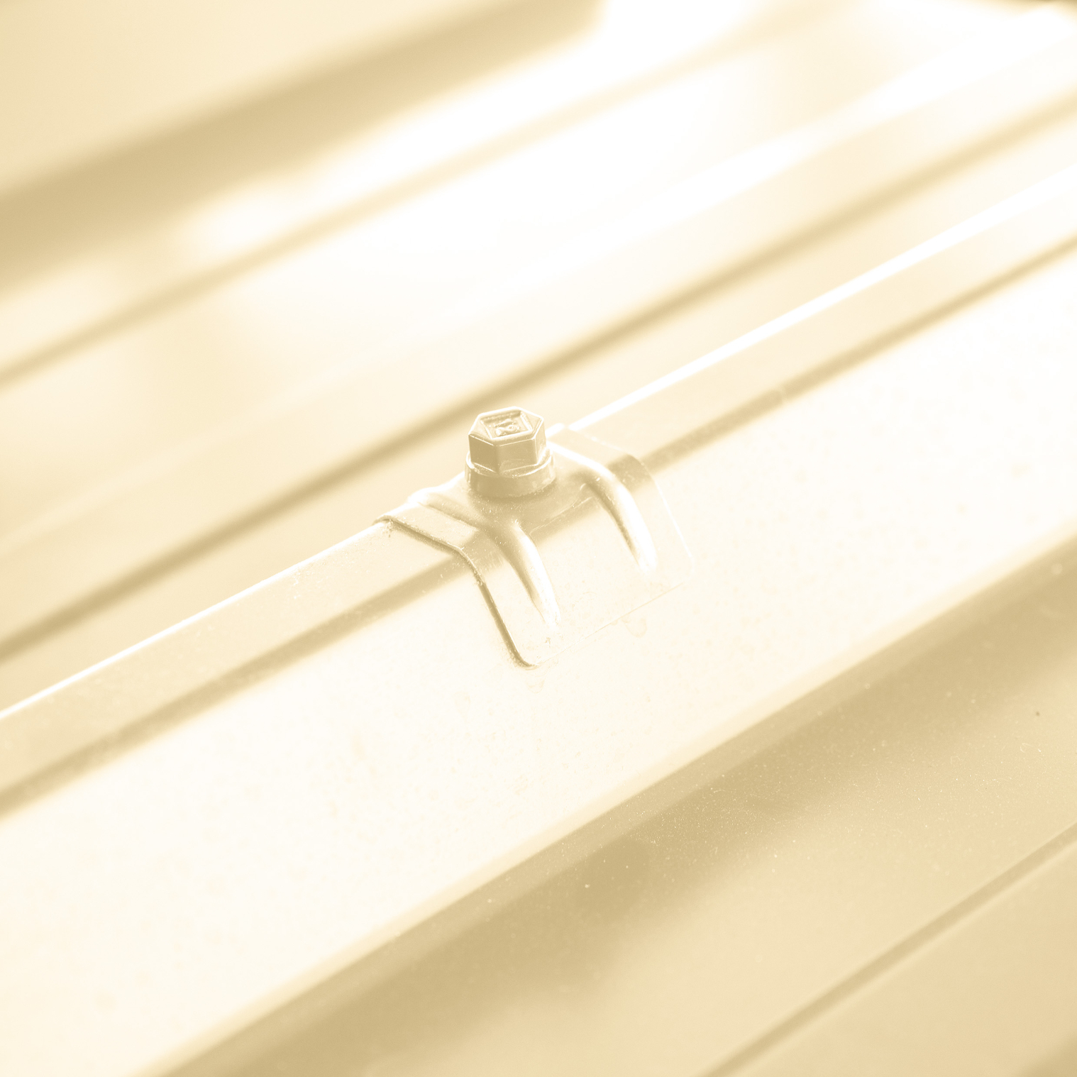 100 Vis bac acier - sommet de nervure - support IPN - TH12-6x120mm- RAL1015 - SCELL-IT - ZTP-60120-1015