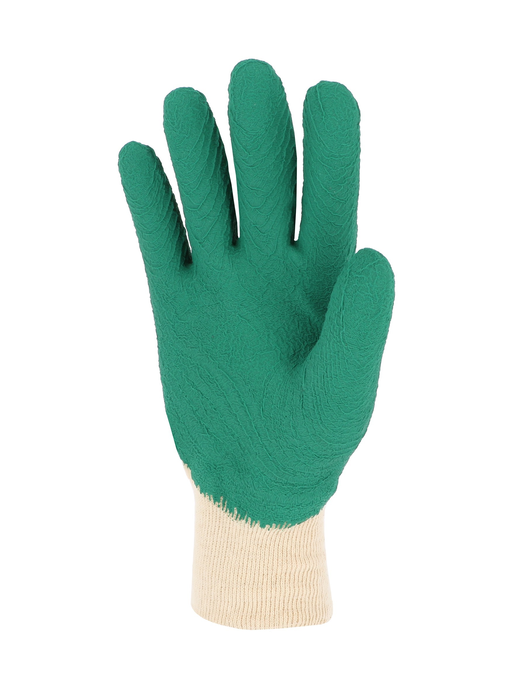 Gant latex Support coton cousu Poignet tricot - SINGER - CLAT426IG