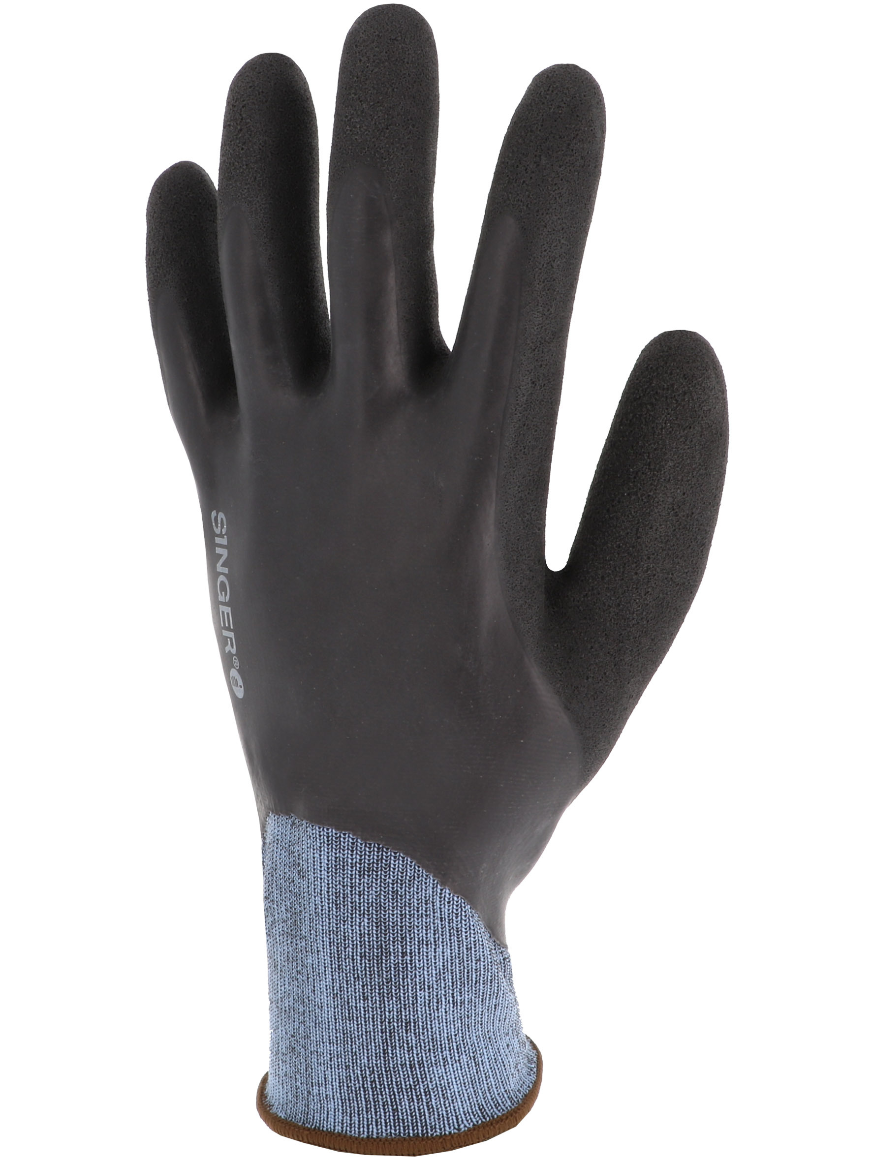 Gant polyamide enduit latex double couche Couche lisse + couche sablée - SINGER - LAT157