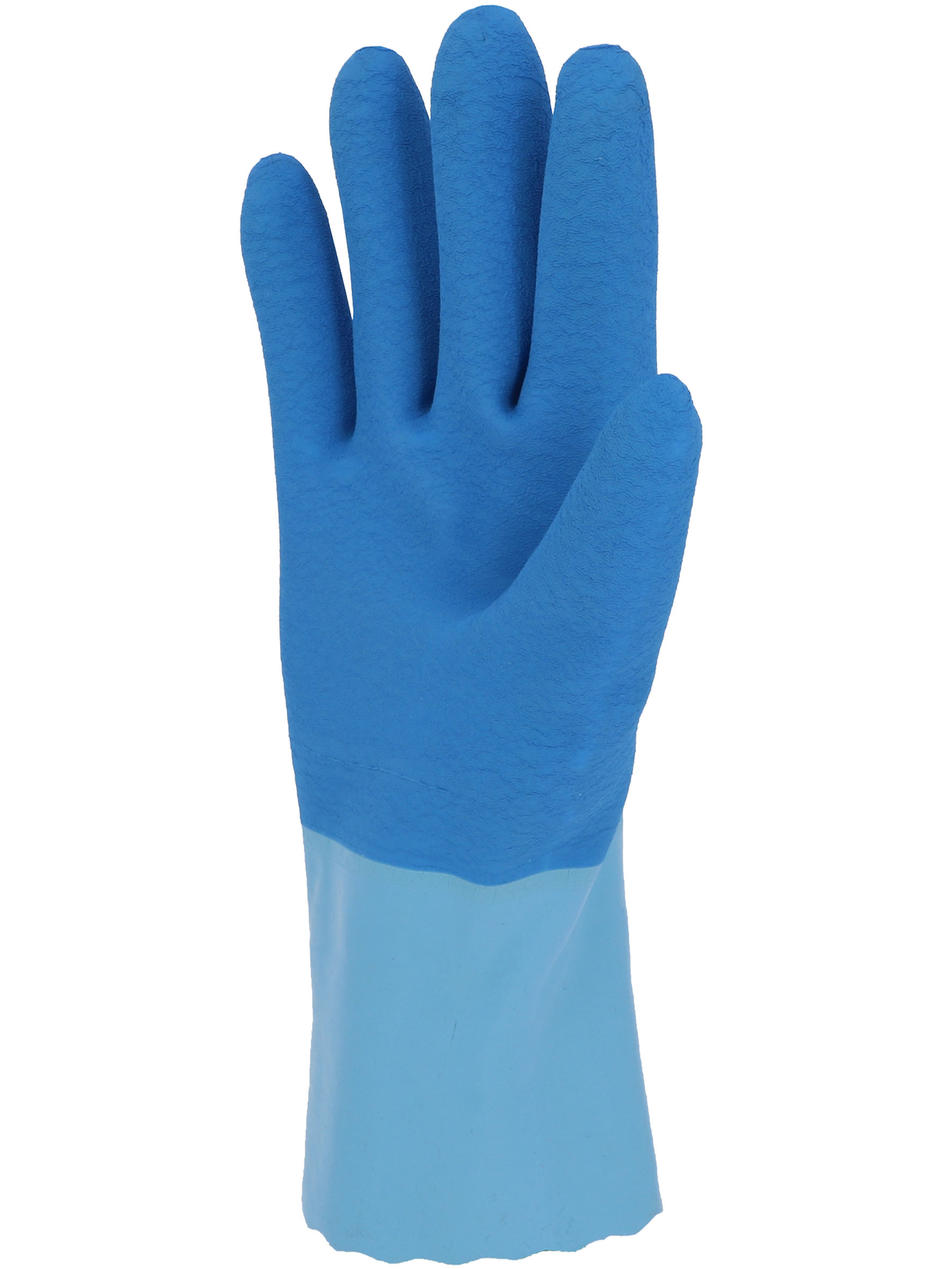 Gant latex bleu avec support coton cousu - SINGER - LAT3130