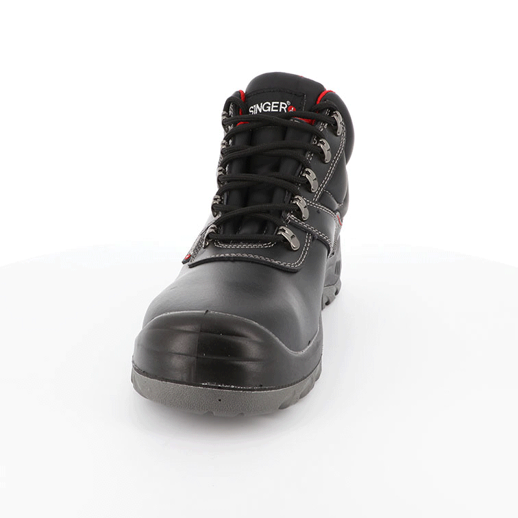 Chaussures hautes cuir fleur S3L FO SR - SINGER - LAURO