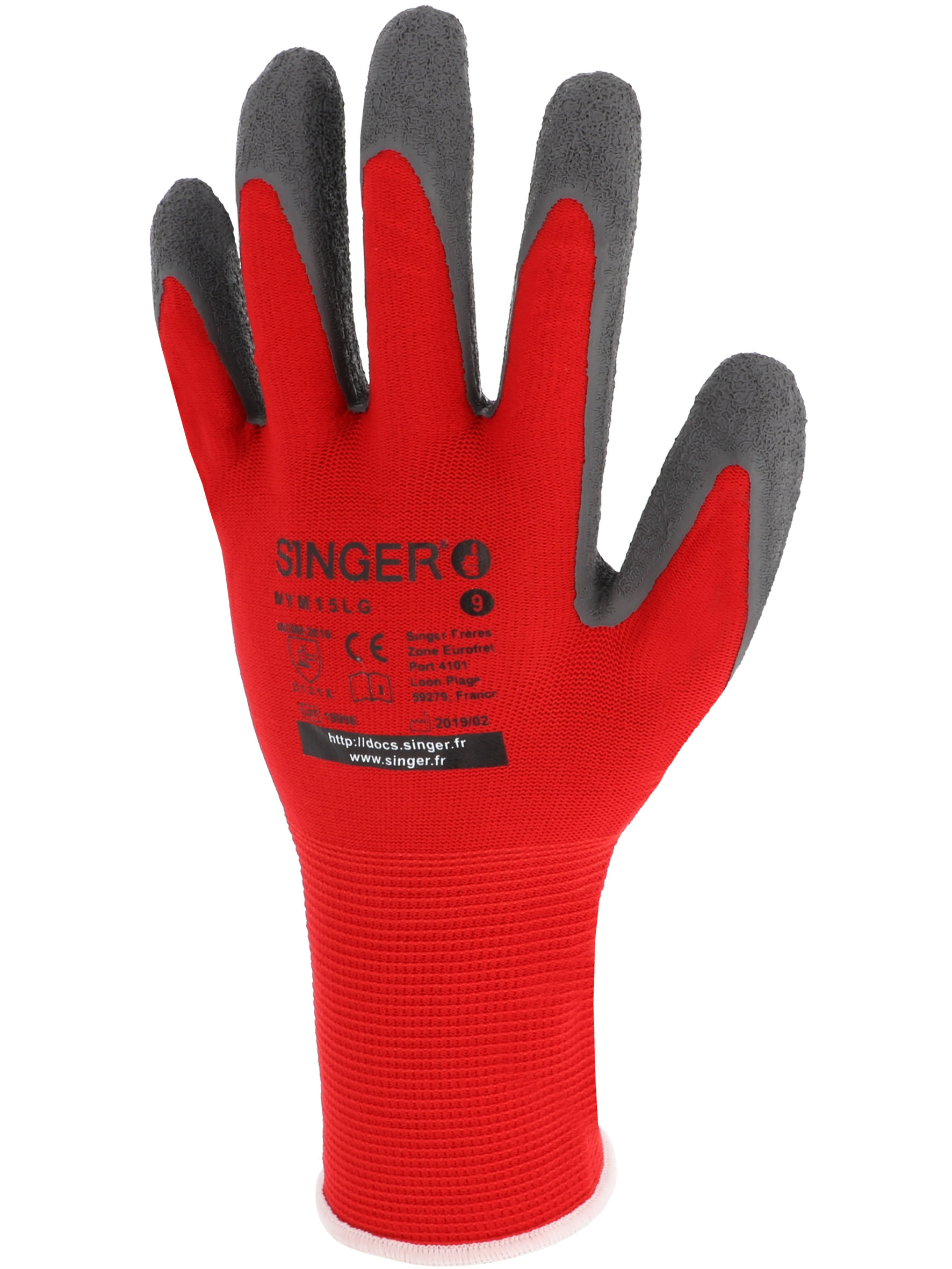 Gant latex Support polyamide - SINGER - NYM15LG