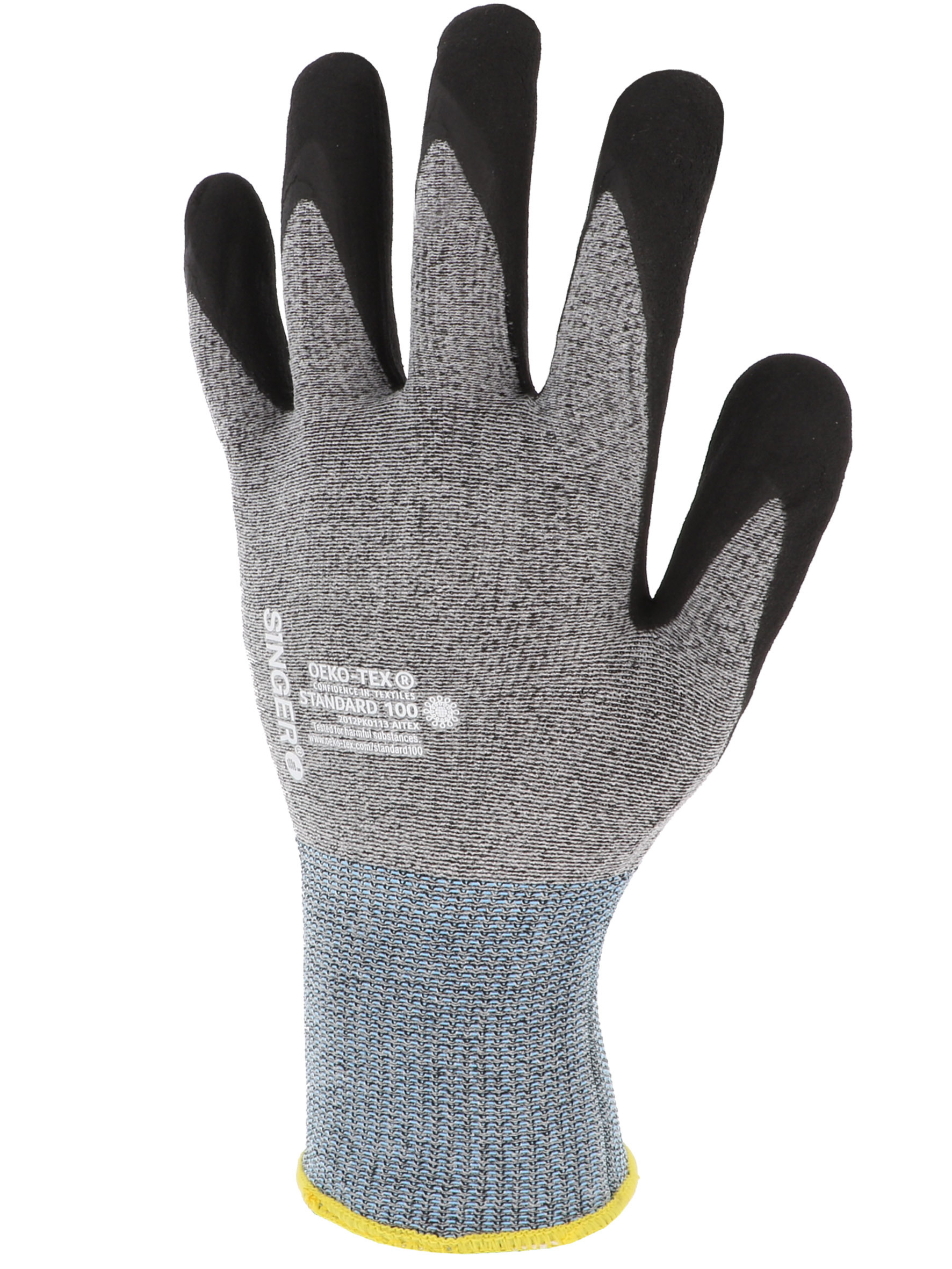 Gant nitrile moussePicots nitrile sur la paume - SINGER - NYMFIT00