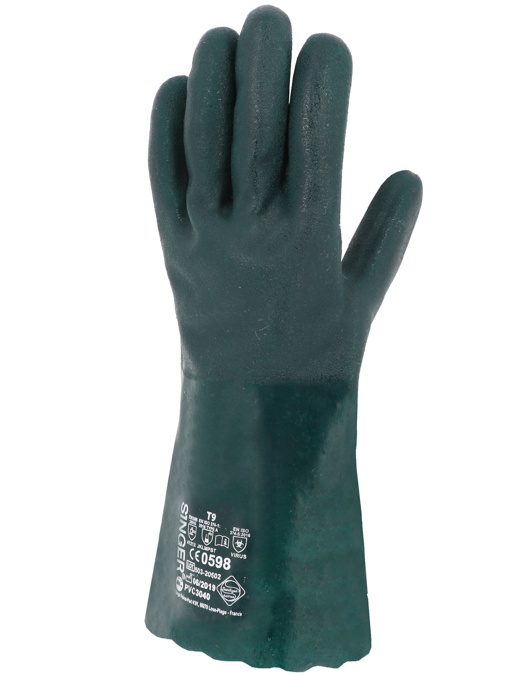 Gant PVC 350 mm Double enduction - SINGER - PVC3040