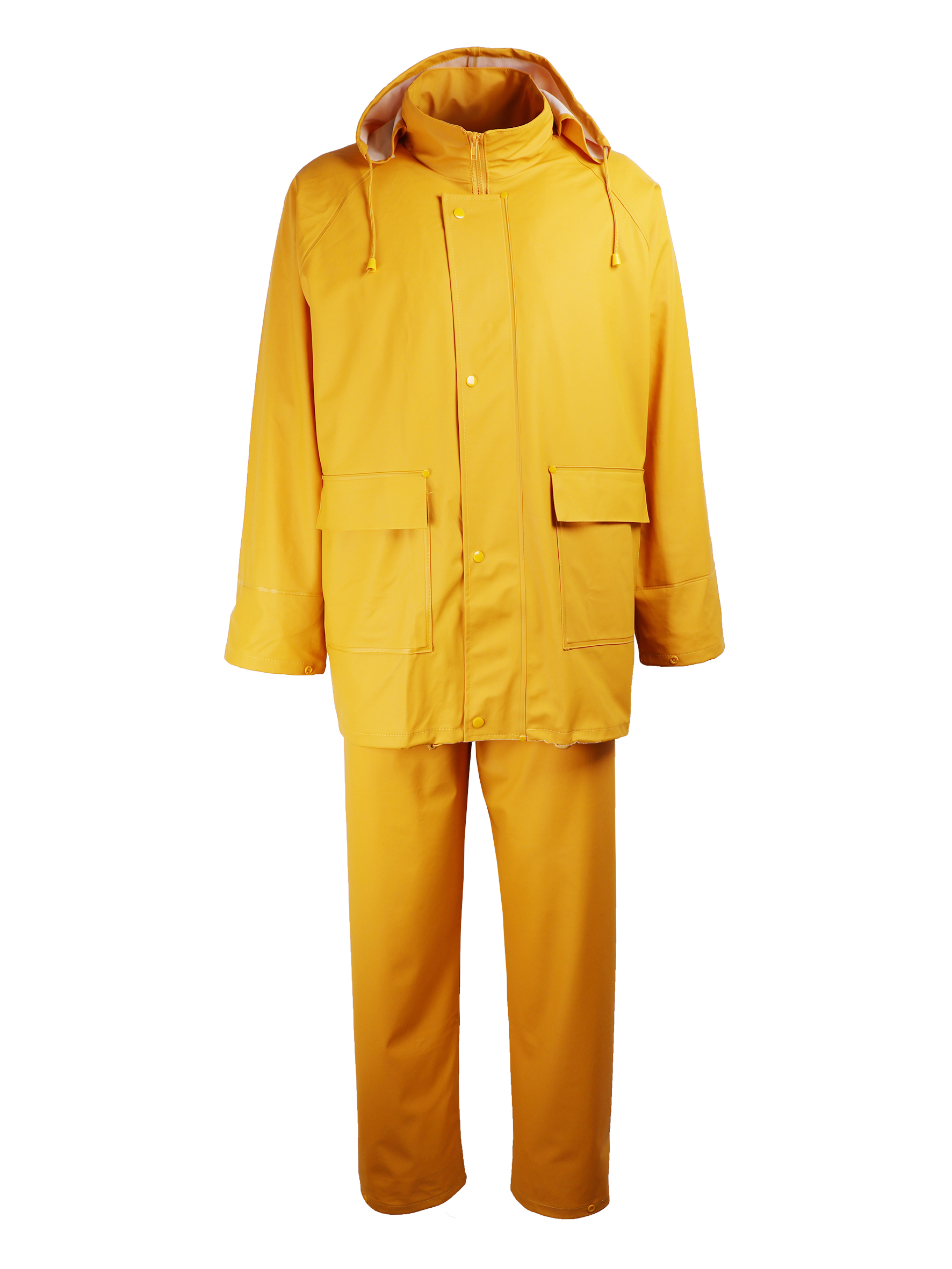 Complet de pluie PU/PVC Support polyester Coutures échanchées Taille M - SINGER - VPLOCEAN