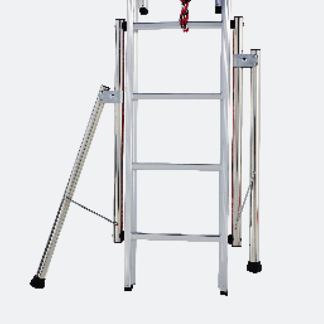 ÉCHELLE PRONOR COULISSE CORDE 2 PLANS ACCÈS À 8.35M - TUBESCA COMABI - 01232115