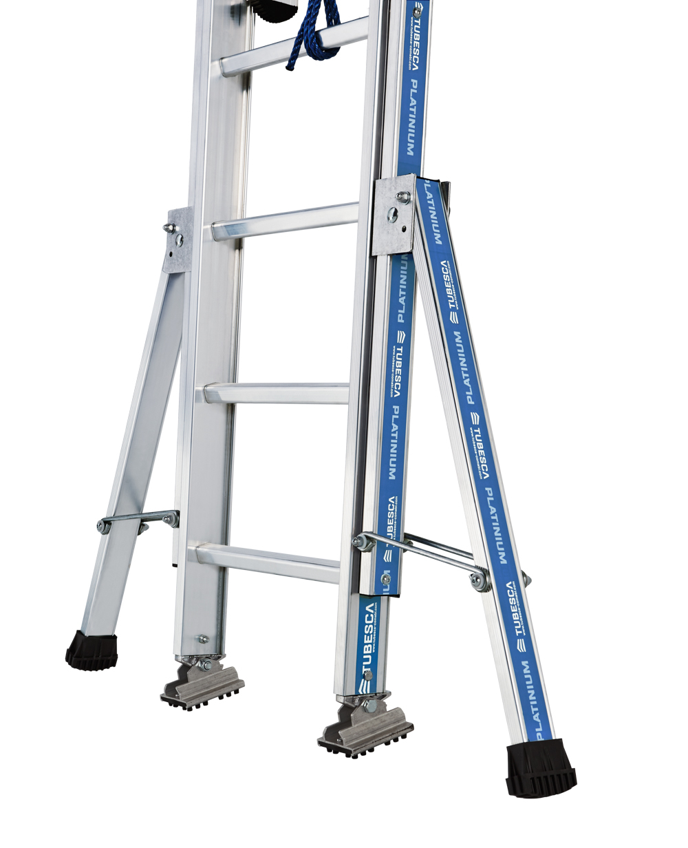 ÉCHELLE PLATINIUM 500 COULISSE À CORDE 2 PLANS ACCÈS 9.88M - TUBESCA COMABI - 02532320
