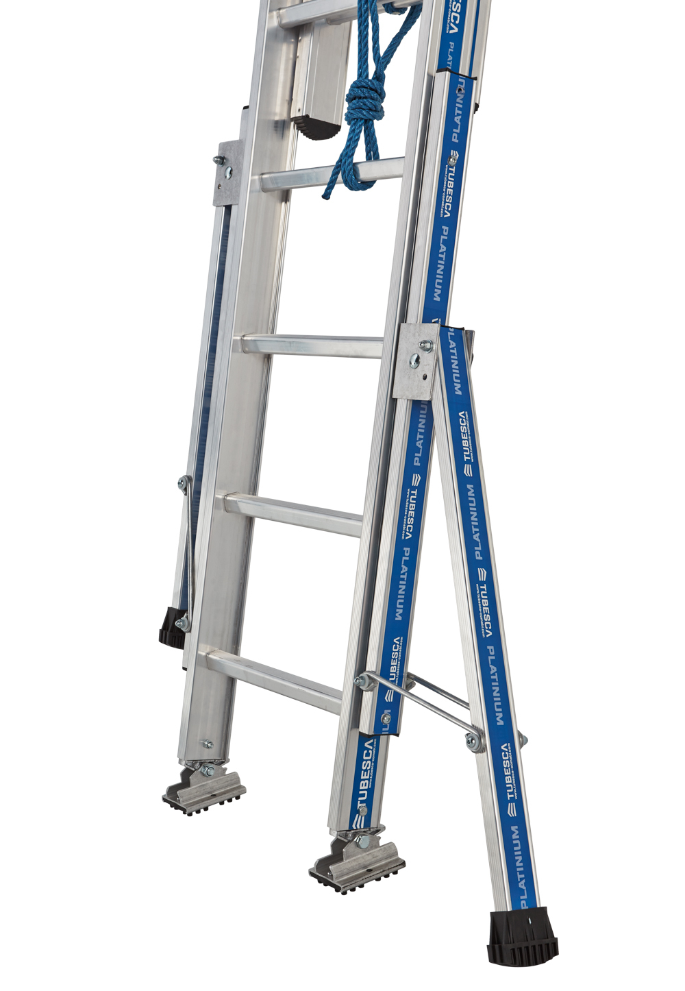 ÉCHELLE PLATINIUM 500 COULISSE À CORDE 2 PLANS ACCÈS 10.88M - TUBESCA COMABI - 02532322