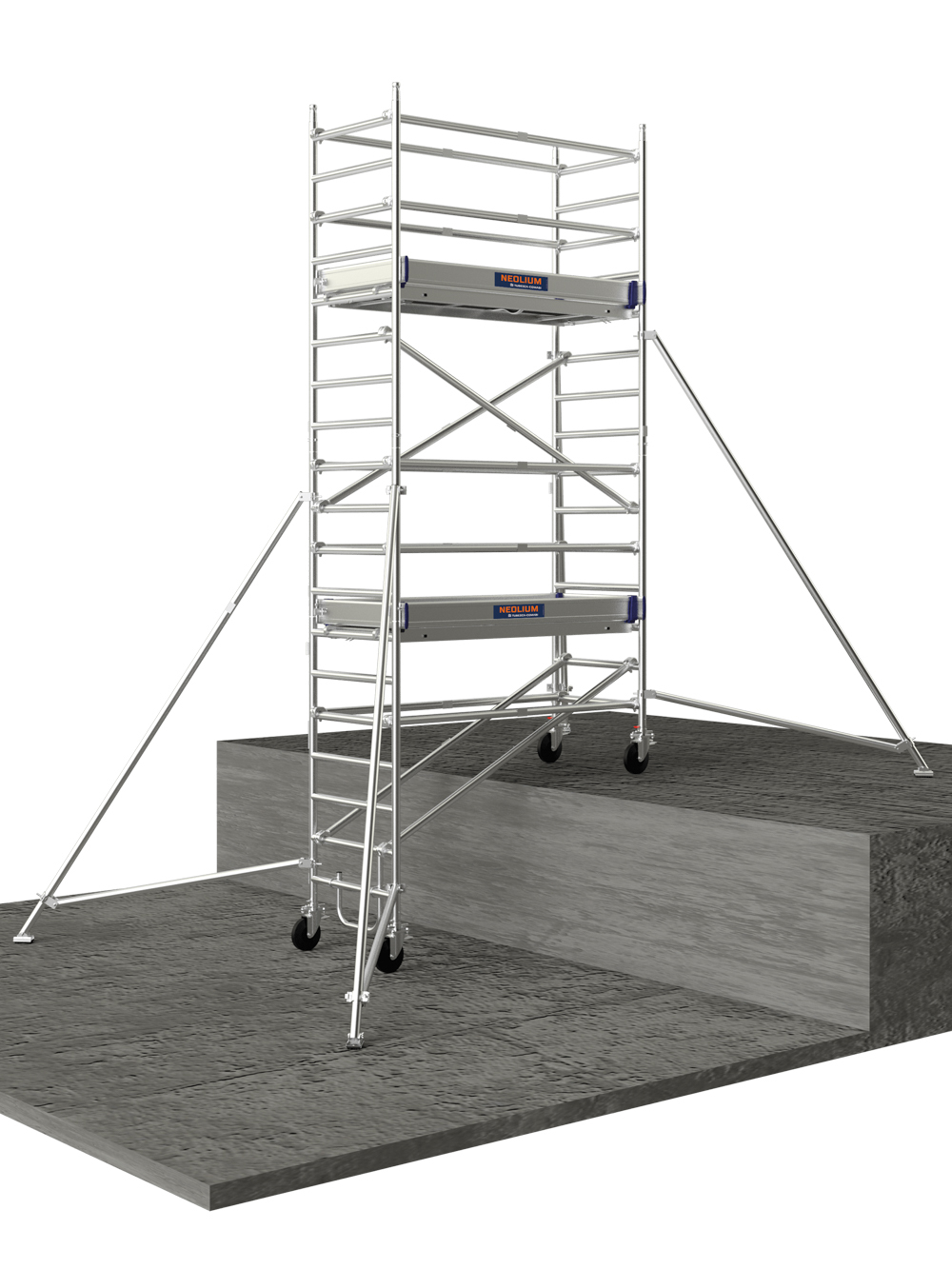 ÉCHAFAUDAGE NEOLIUM 200 LINE TRAVAIL 4M - TUBESCA COMABI - 02921802