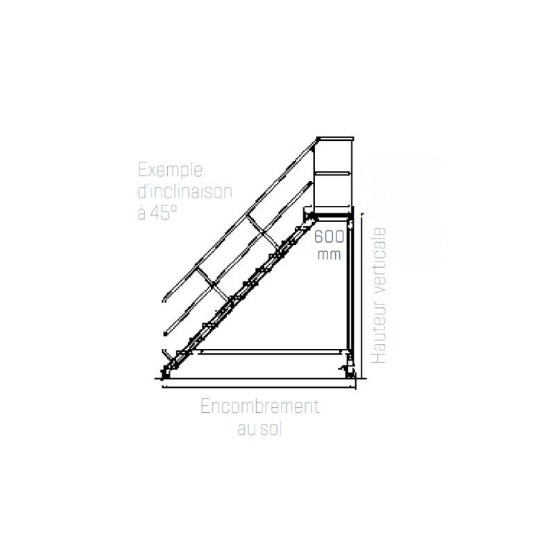 PLATEFORME MOBILE 9M-45DEG-1000 - TUBESCA COMABI - 05905209