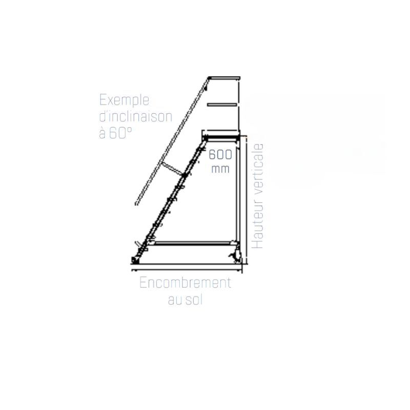 PLATEFORME MOBILE 5M-60DEGR-1000 - TUBESCA COMABI - 05906205