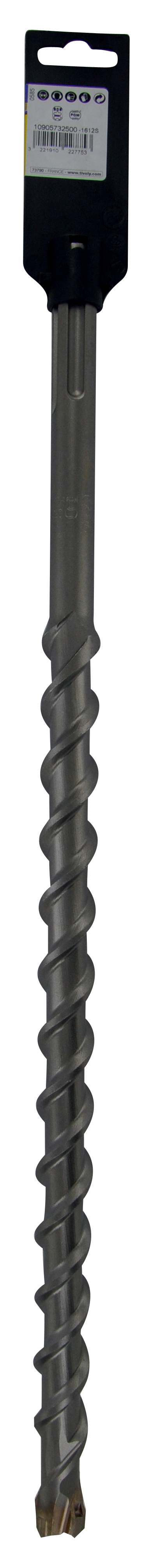 Foret bétons Maxter4 -SDS MAX -L520mm (Clip SDS brochable) / L: 520 Ø: 24 TIVOLY - 10905732400
