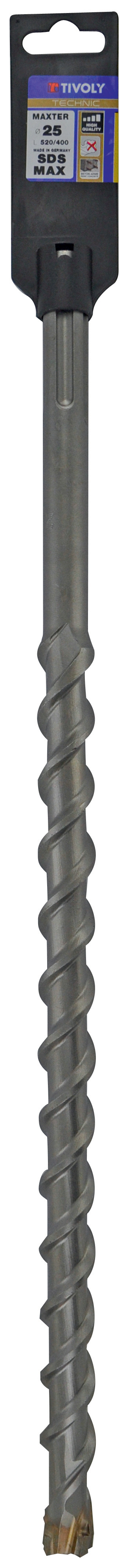 Foret bétons Maxter4 -SDS MAX -L920mm (Clip SDS brochable) / L: 920 Ø: 40 TIVOLY - 10906034000