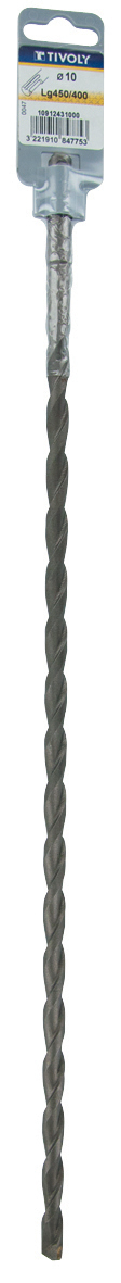 Foret bétons -SDS+ -L460mm (Clip SDS brochable) / L: 450 Ø: 24 TIVOLY - 10912432400