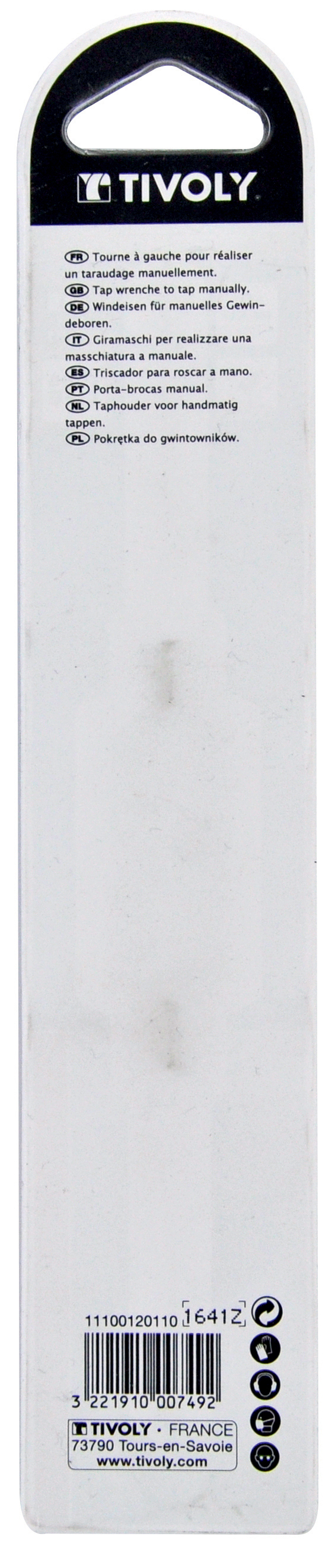 PORTE-TARAUDS Ø N°2 M4-M12 TIVOLY - 11100120412