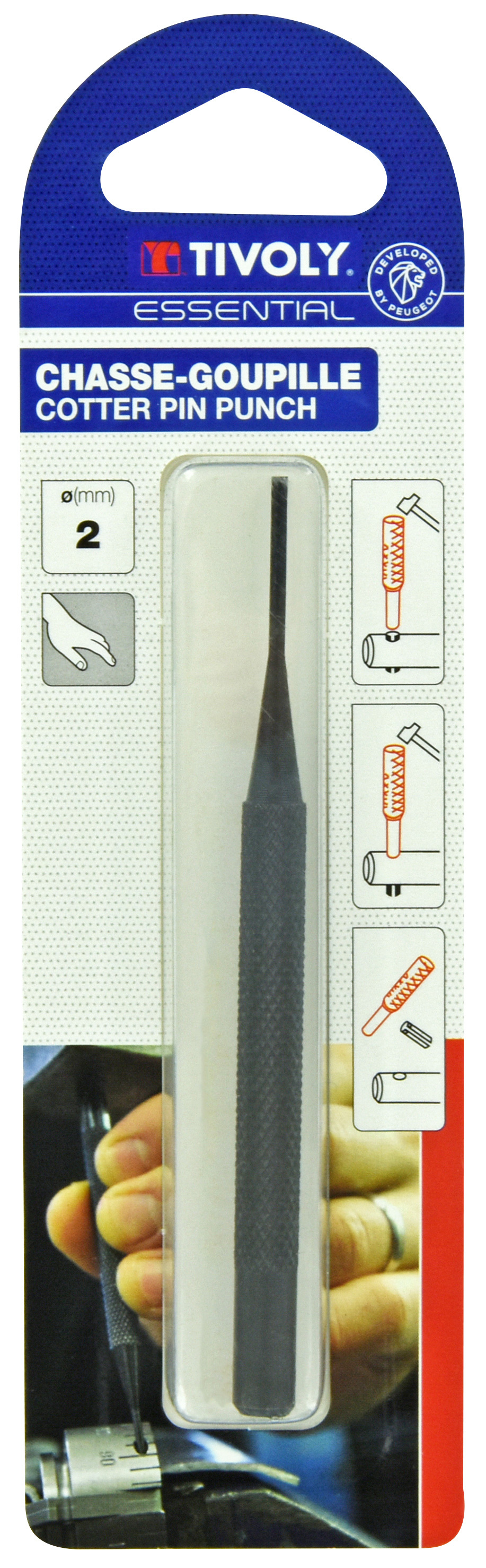 Chasse goupilles Ø 2 TIVOLY - 11101020200