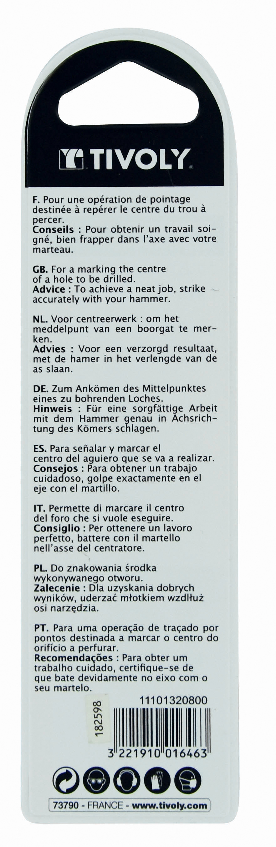 Pointeaux Ø 7 TIVOLY - 11101320700
