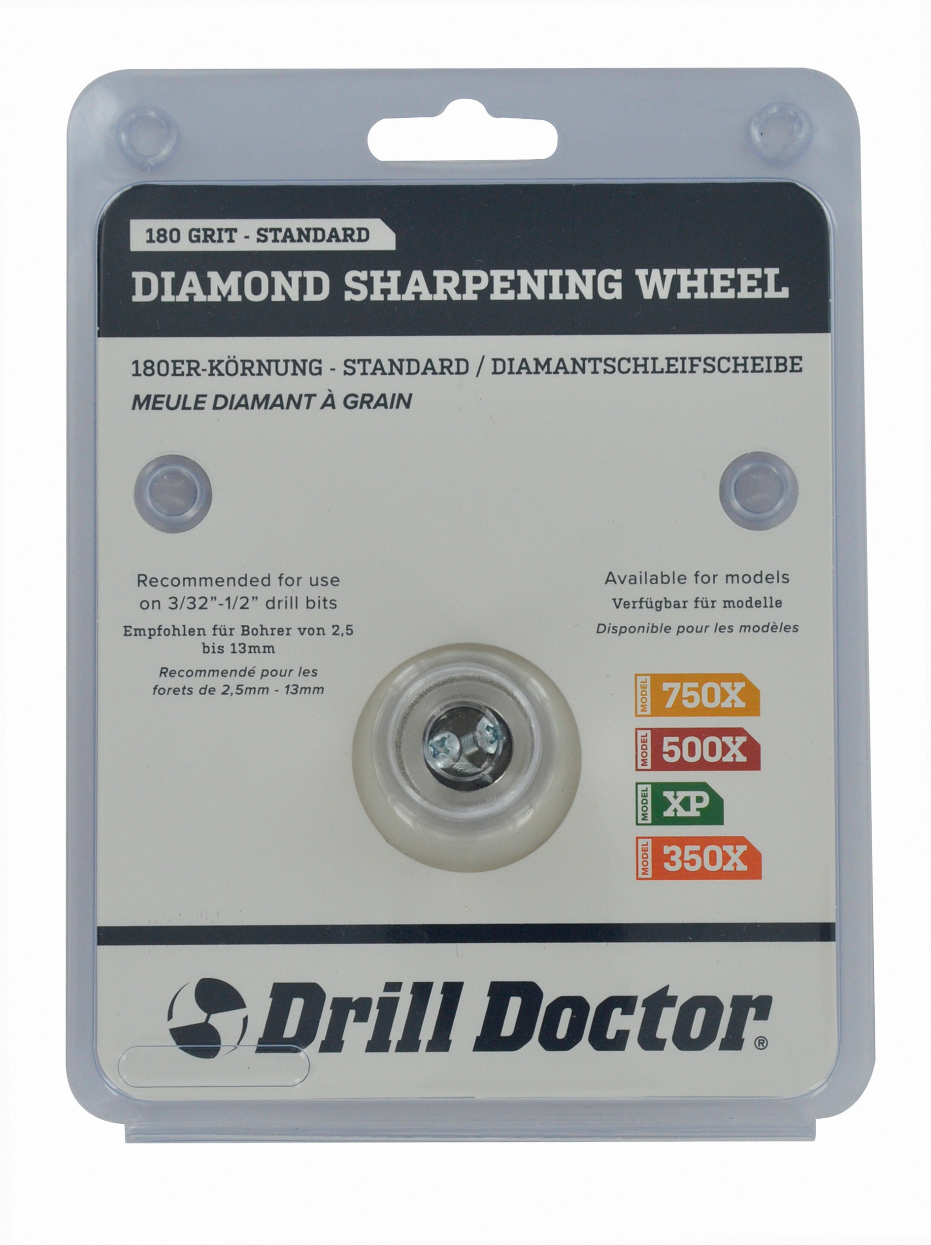 Meule diamant grain 180 pour affûteuses Drill Doctor TIVOLY - 11111720001