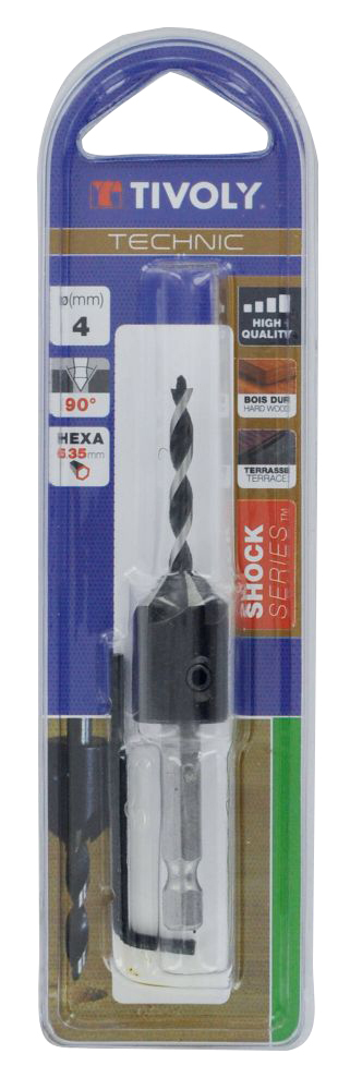 Ø3 mm mèche+fraise bois TIVOLY - 11900620300