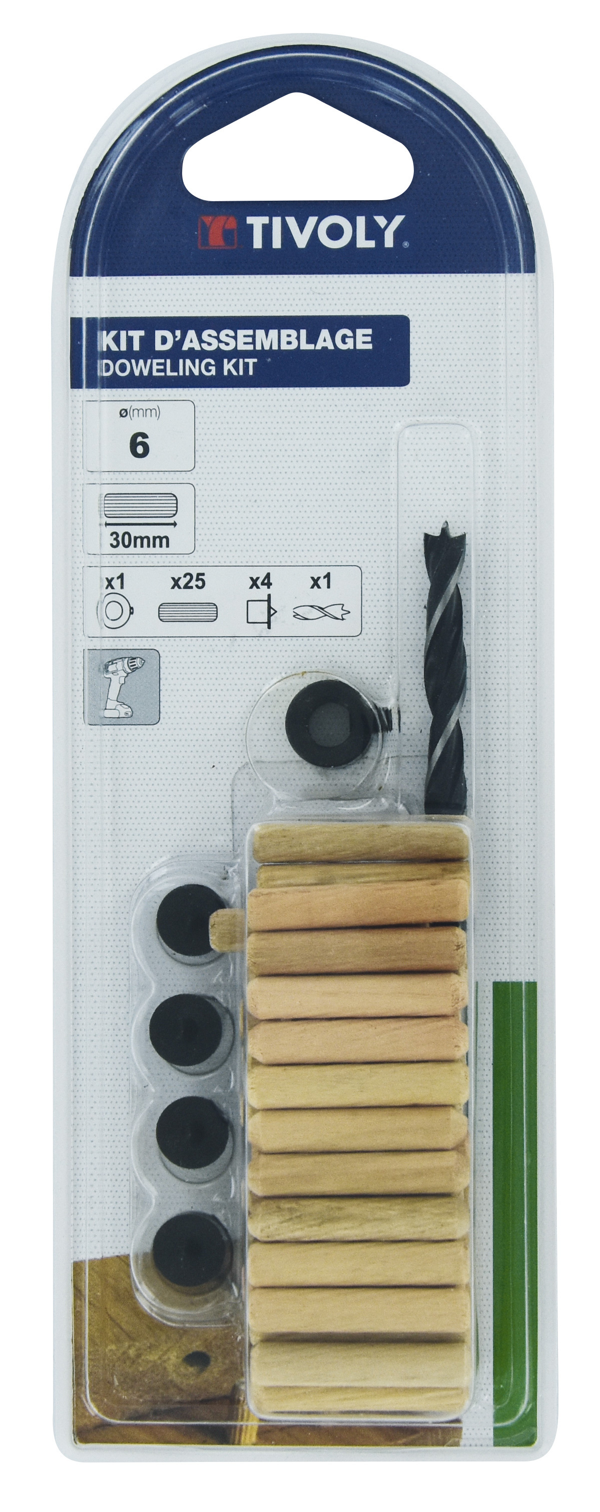 Kits d'assemblage Ø 8 TIVOLY - XT60632000434