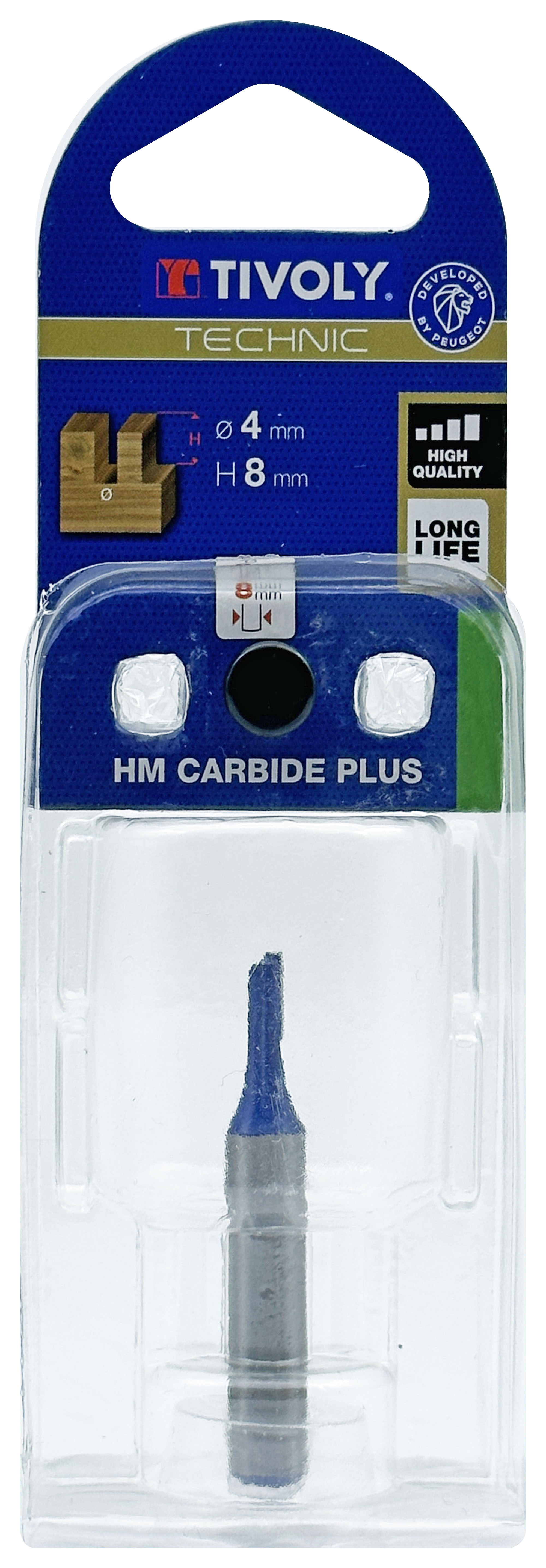 Fraise à rainurer (Blister Box) / 4 TIVOLY - XT60642067832