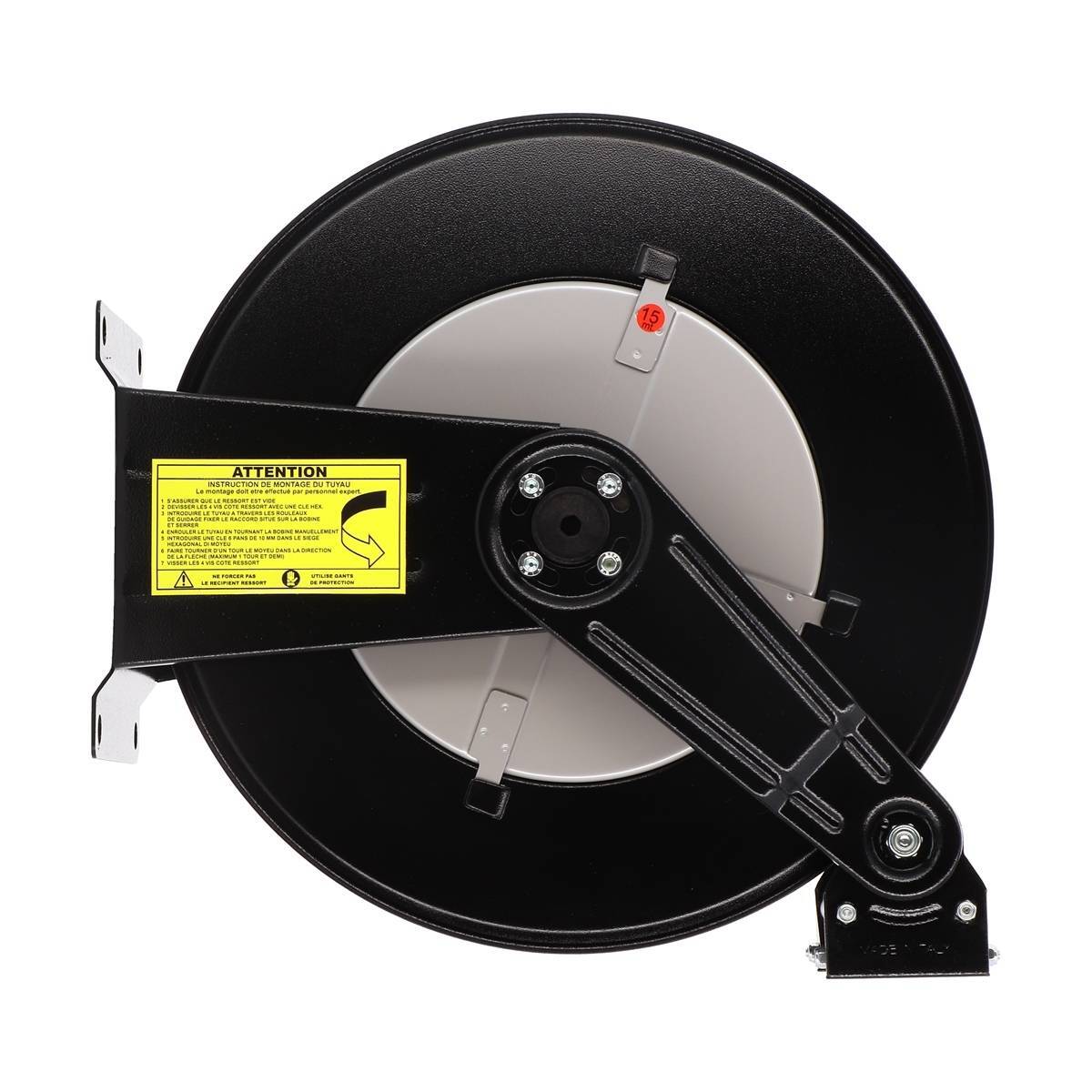 ENROULEUR AUTOMATIQUE ACIER NU CAPACITE MAX 20M EN 3/8'' - RENSON - 975107