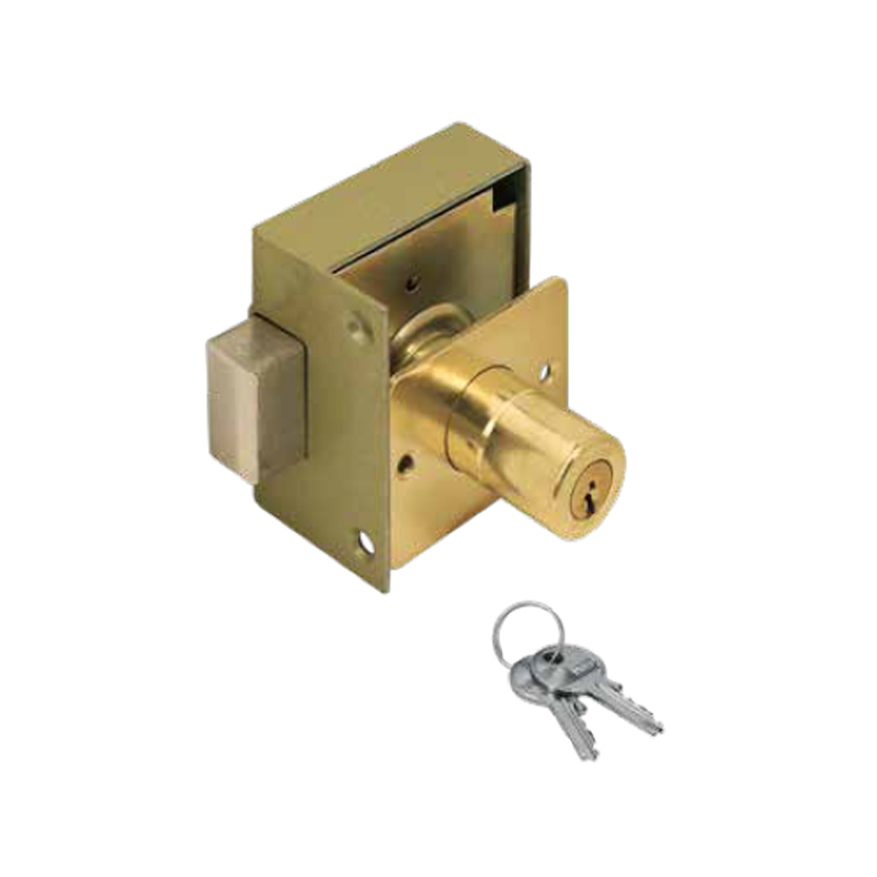 Loquet de cylindre extérieur et à superposer Droite - Boîte 50x60 mm - mod. 38 - URKO - 7121150