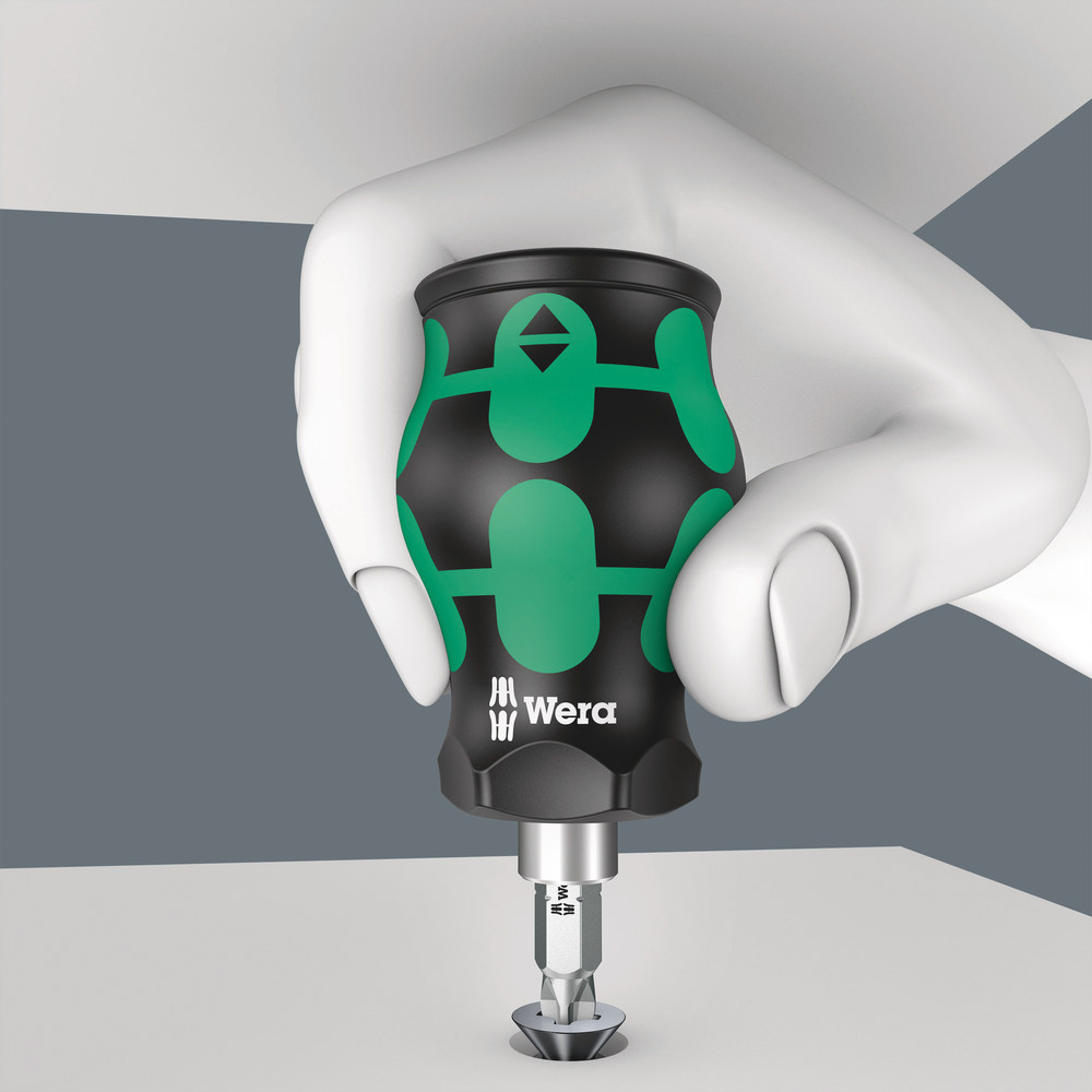 Tournevis porte-embouts Kraftform Kompakt Stubby réserve d'embouts 4 Wera - 05008877001