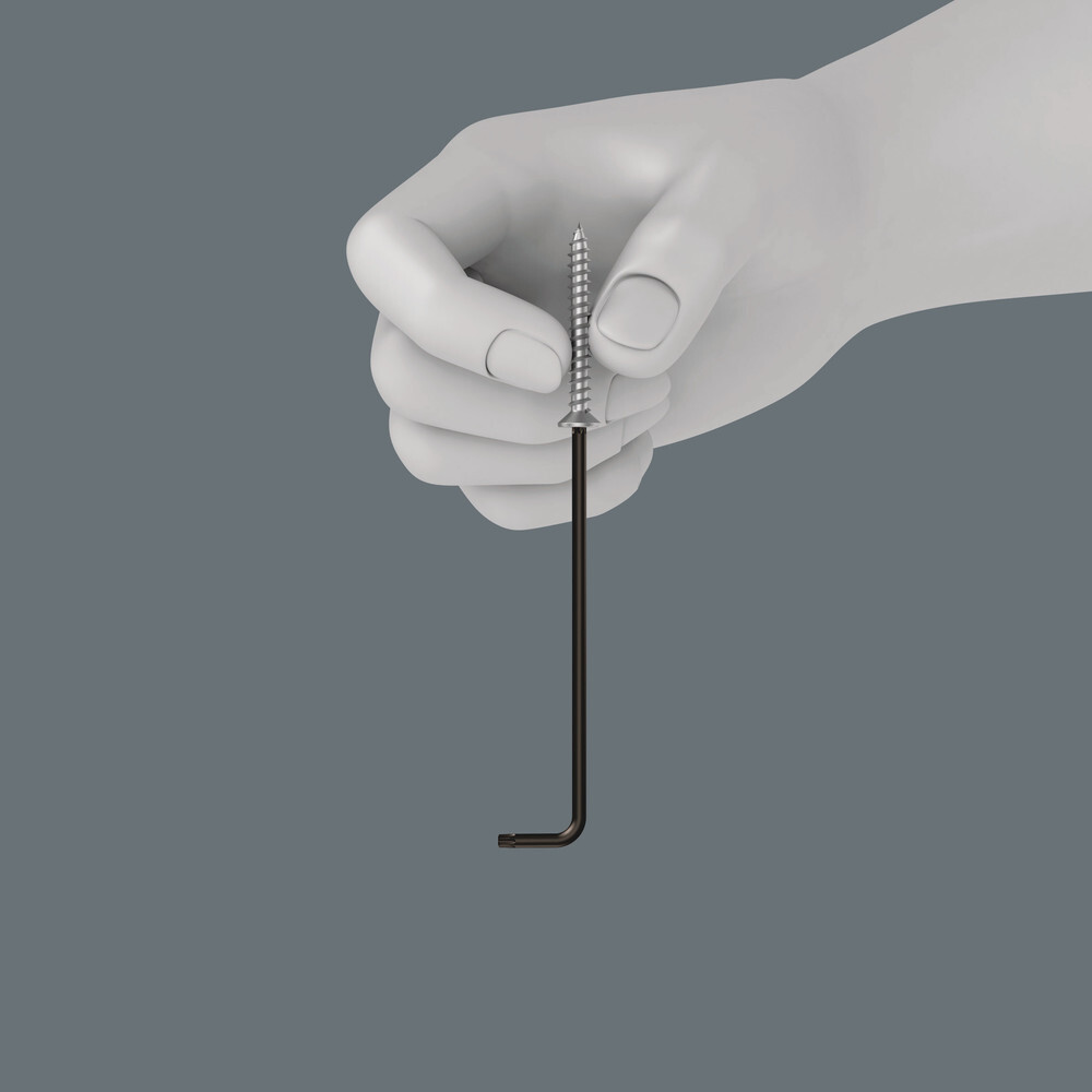 Clés mâles coudées avec fonction de retenue, BlackLaser 967 L TORX HF 40 WERA - 05024168001
