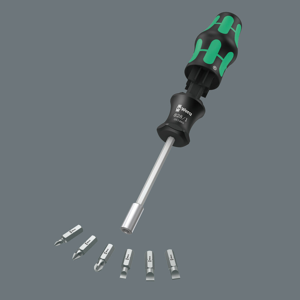 Porte-embout avec réserve, 6 embouts Kraftform Kompakt 27 Set 2 Wera - 05051511001