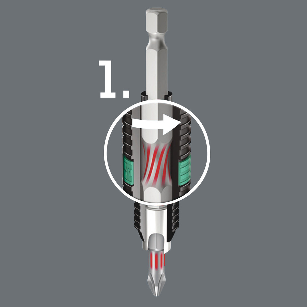 Embouts BTZ 851/4 BTZ PH 3 x 50 mm WERA - 05059554001