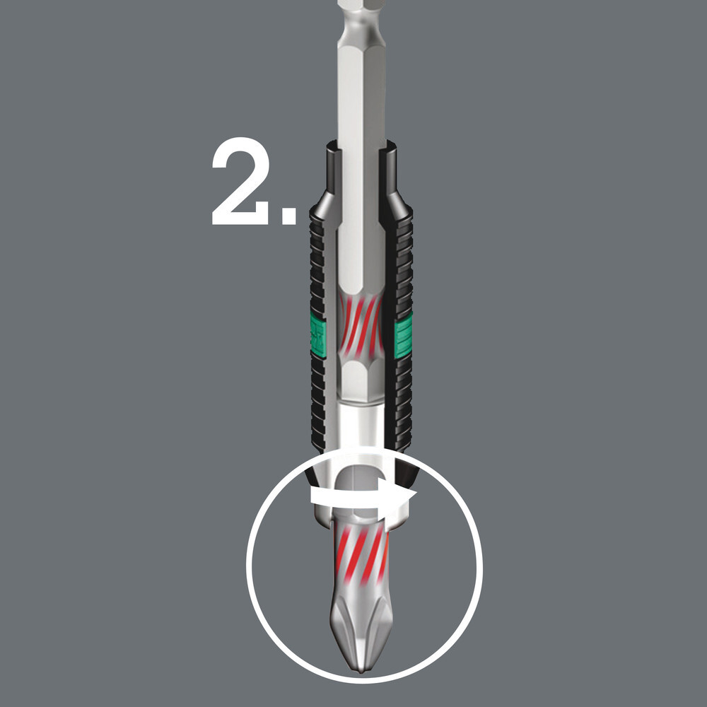 Embouts BTZ 851/4 BTZ PH 3 x 50 mm WERA - 05059554001