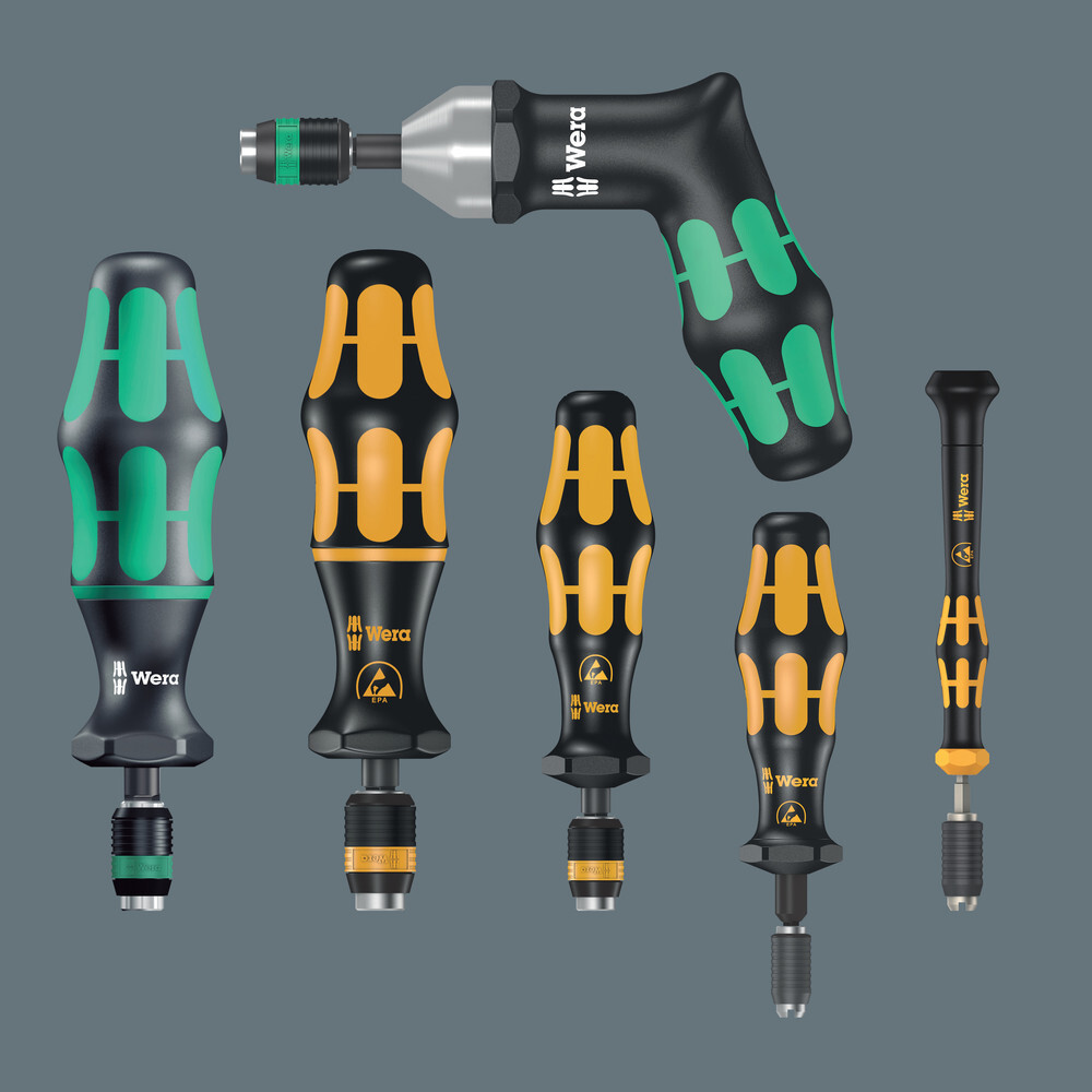 Tournevis dynamométrique à couple préréglé (25,0-55,0 in. lbs.) avec mandrin à serrage rapide Rapidaptor 7467 25,0 in.lbs. WERA - 05074721001