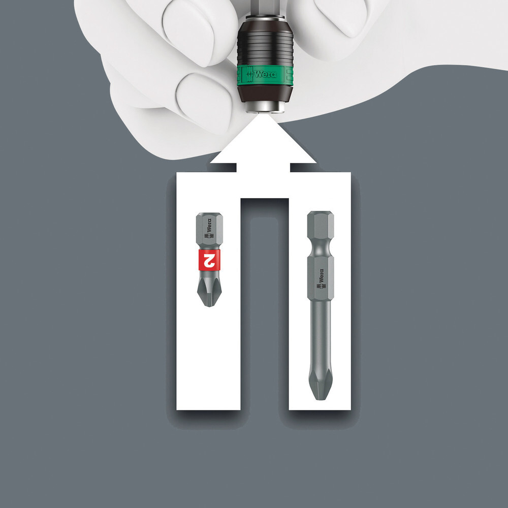 Tournevis dynamométrique à couple préréglé (25,0-55,0 in. lbs.) avec mandrin à serrage rapide Rapidaptor 7467 25,0 in.lbs. WERA - 05074721001