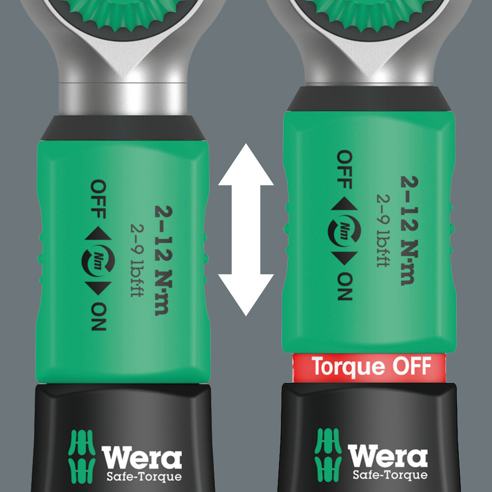 Clé dynamométrique Drive 2 - 12 Nm Safe-Torque A 1 Wera - 05075800001