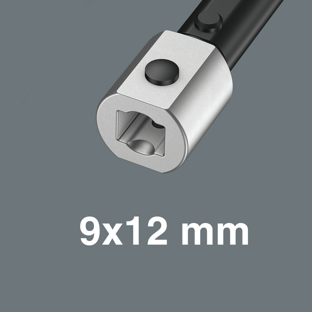 Clé à tuyauter interchangeable, 9x12 mm 7775 9x12mm Open-Ring 22mm WERA - 05078658001