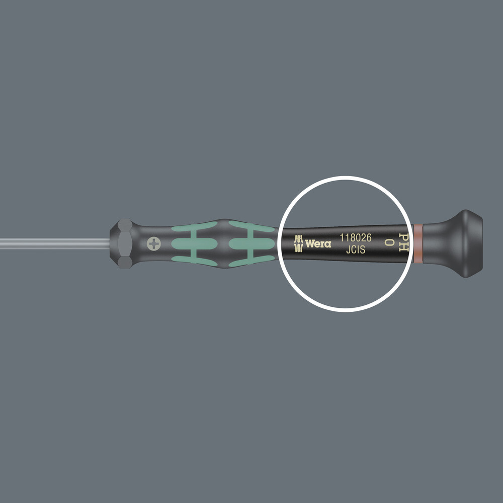 Tournevis électronicien pour vis à fente 2035 0,40 x 2,5 x 80 mm WERA - 05118008001